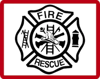 Fire rescue badge