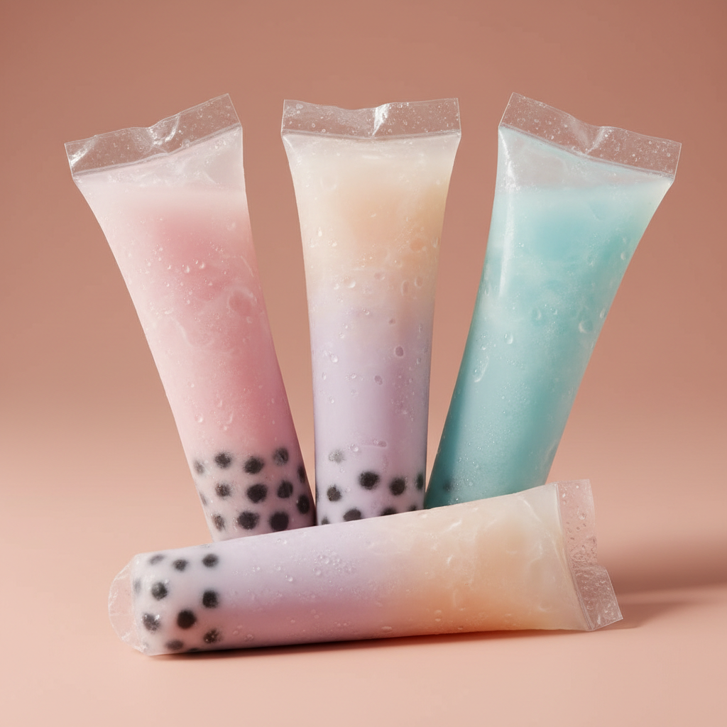 Dirty Pigsicles — colorful tube freeze pops
